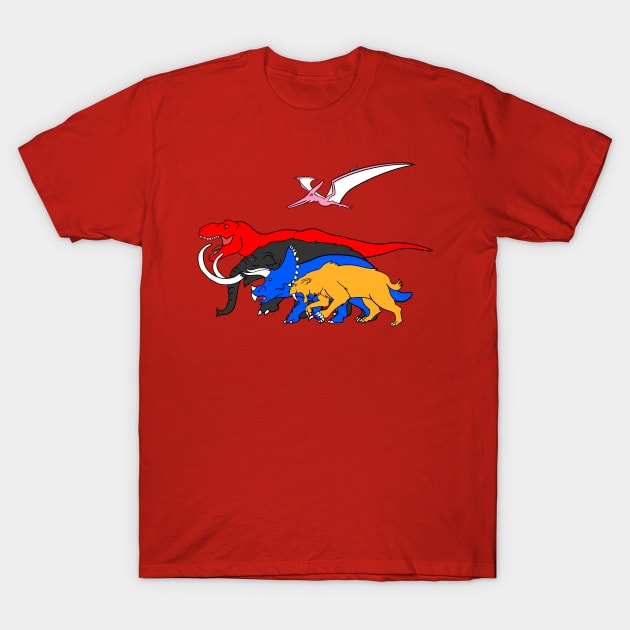 Primal Battlers T-Shirt by nickbeta